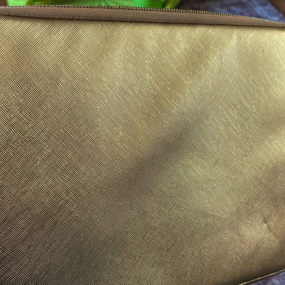 Kate Spade Metallic Gold Laptop Case